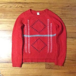 Kids Oshkosh red sweater size 8